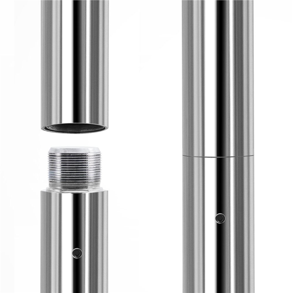 Yaheetech Pole Dance Stange, Tanzstange 45 mm, 225 bis 274,5 cm Höhenverstellbar, Strip Stange