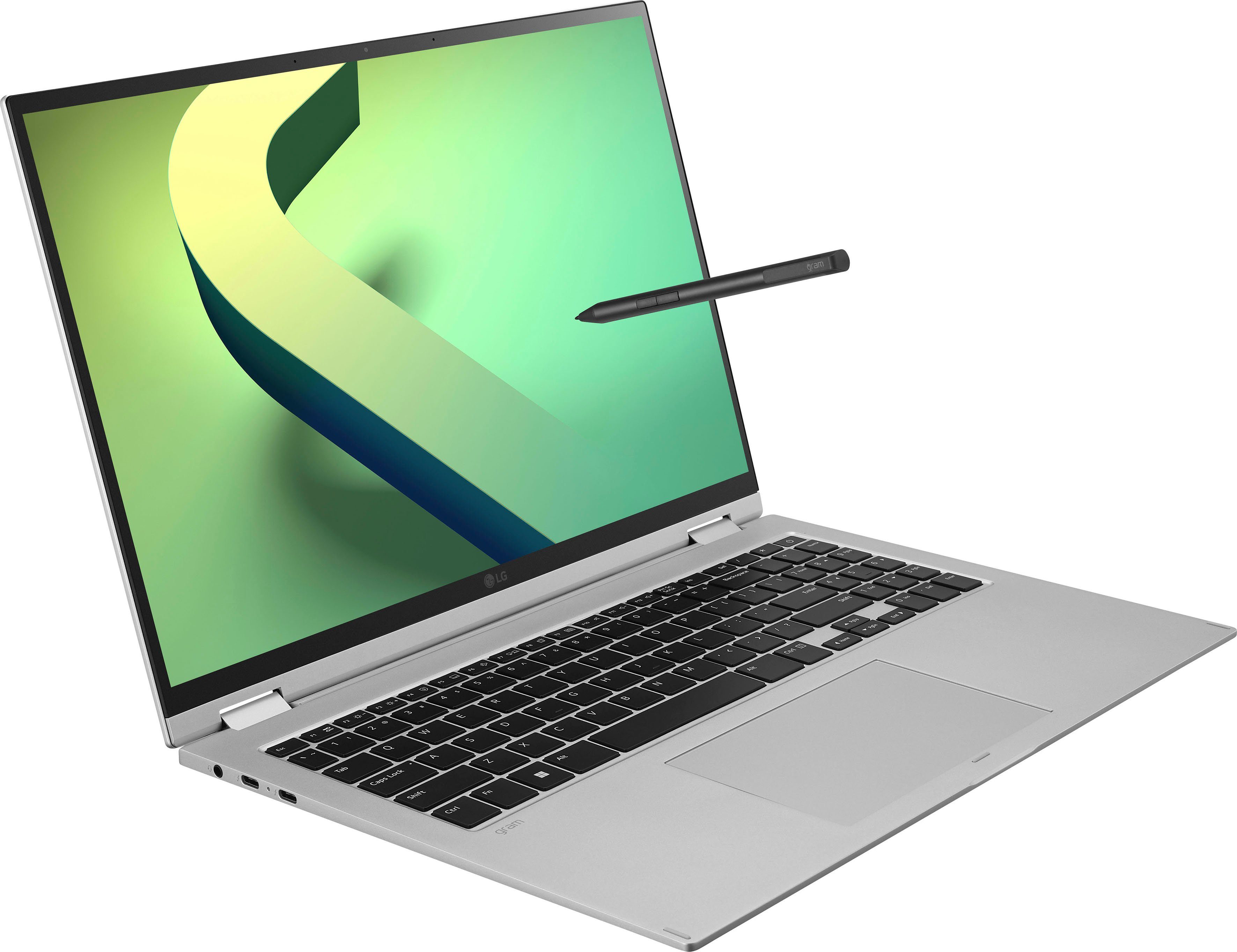LG gram 16 Notebook (40,6 cm/16 Zoll, Intel Core i7 1260P, Iris Xe Graphics, 1000 GB SSD)