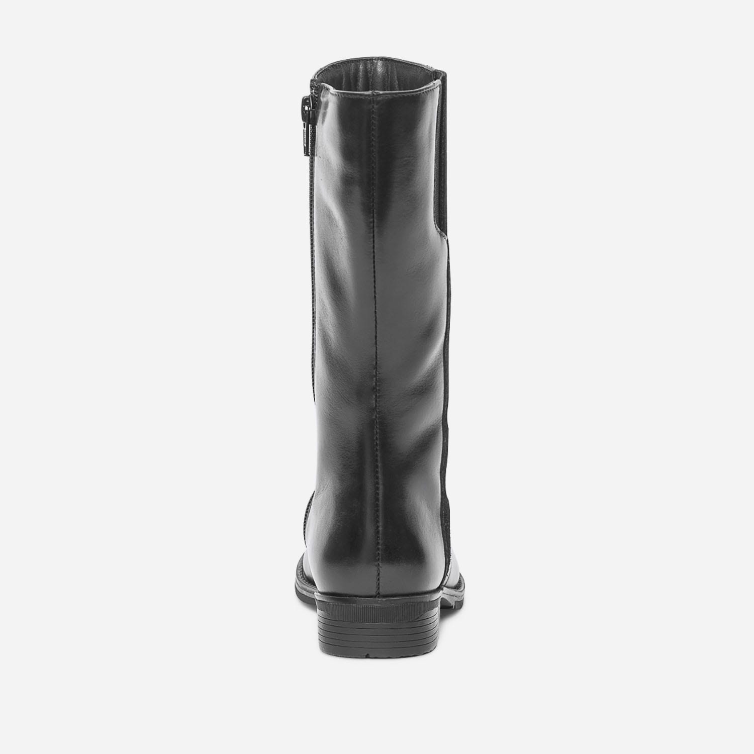 Botte noire en cuir