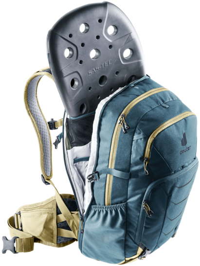 deuter Attack 20 | Fahrradrucksack mit modernem Protektor