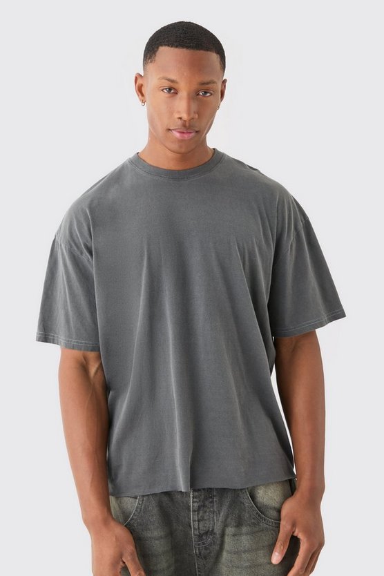 Kastiges T-Shirt mit Homme Renaissance-Print