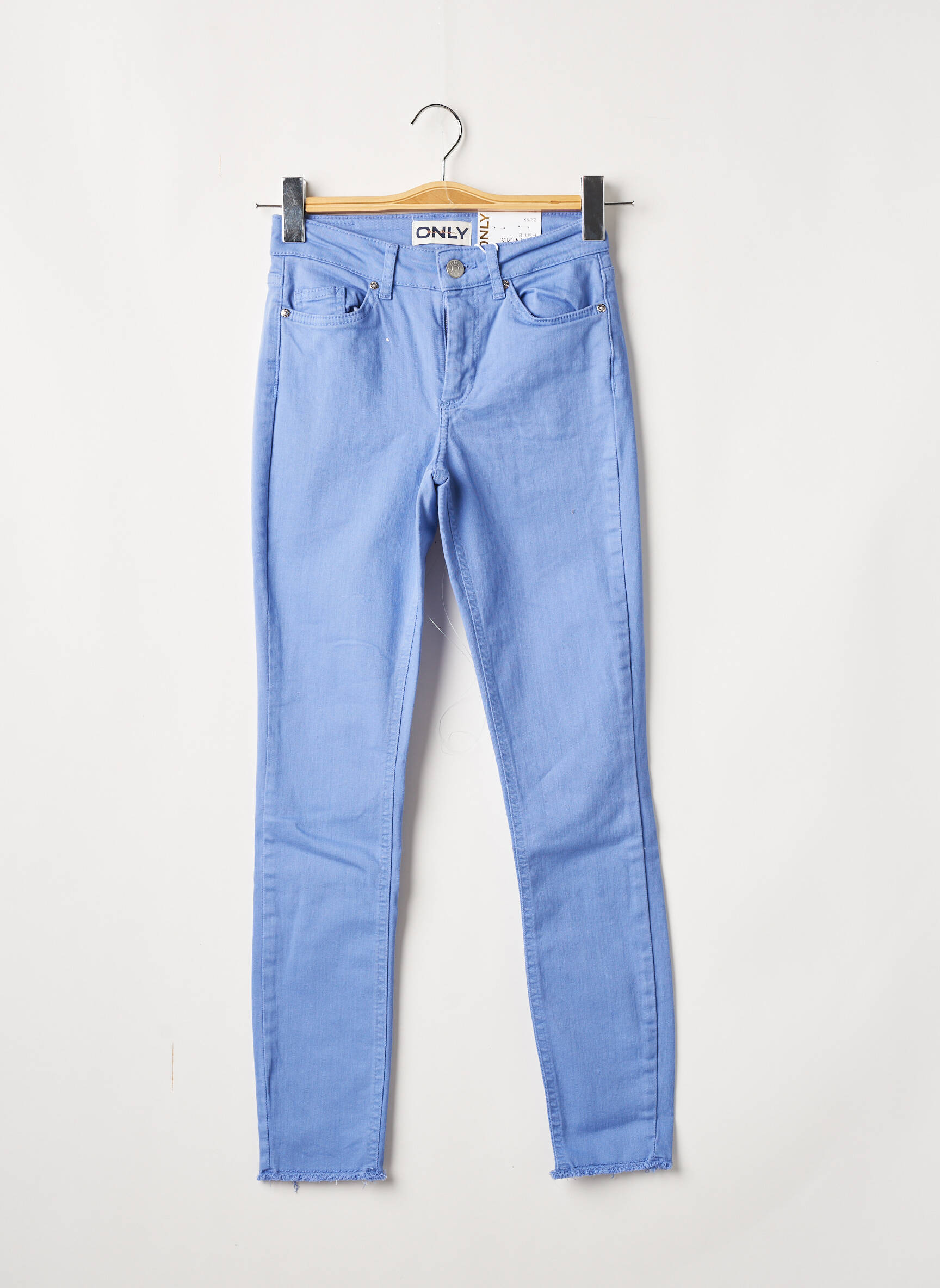 Only Jeans Skinny Femme couleur bleu