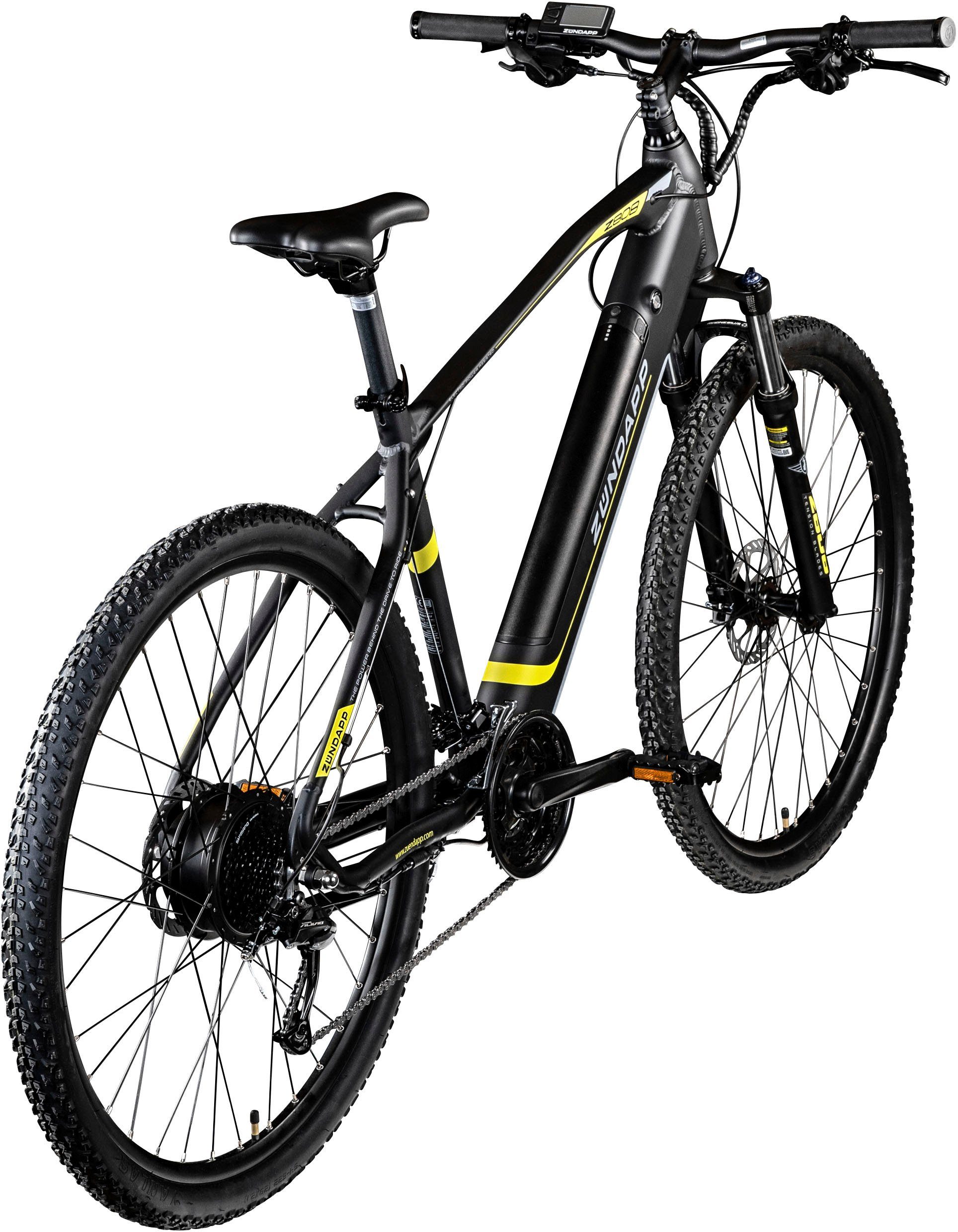 Zündapp E-Bike Z808, 24 Gang, Kettenschaltung, Heckmotor, 504 Wh Akku