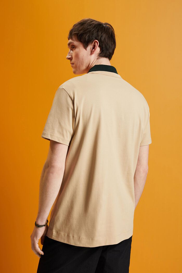 Rundhals-T-Shirt, 100 % Baumwolle