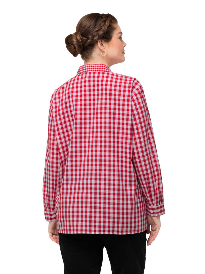 Ulla Popken Trachtenbluse in salsa günstig kaufen 42-44