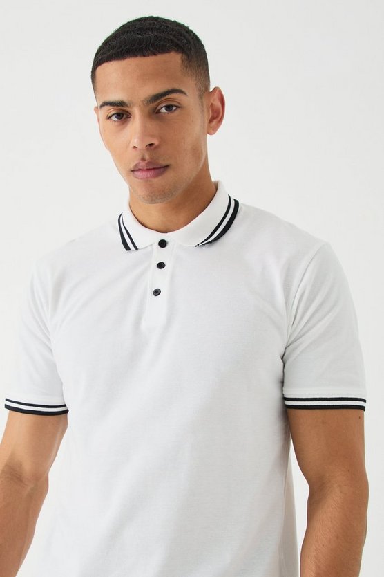 Slim-Fit Pique Poloshirt