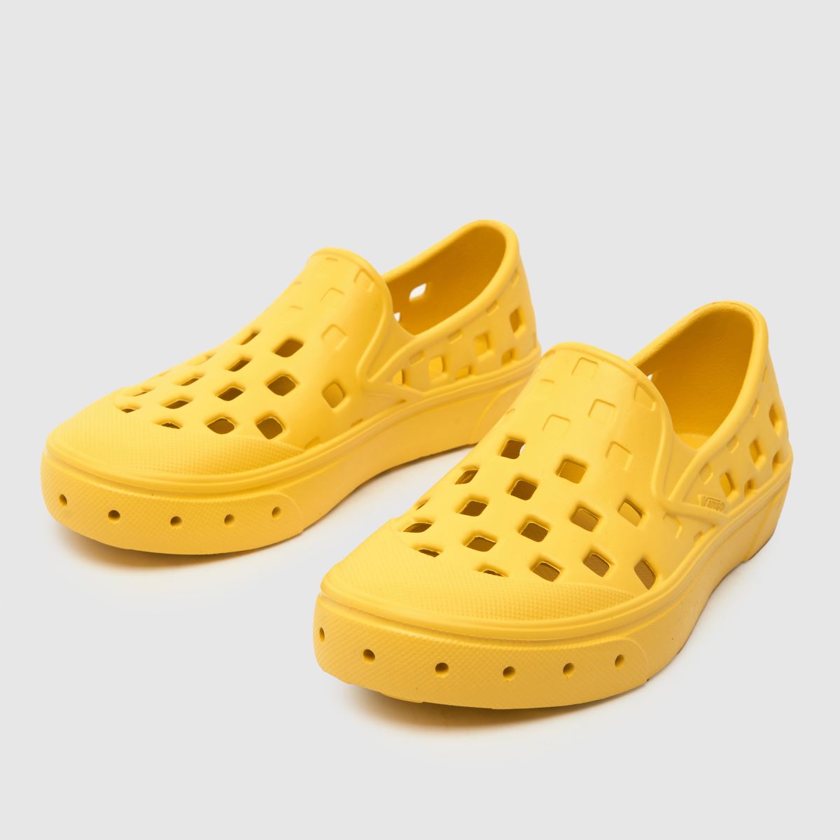Vans gula slip-on trk juniorsandaler