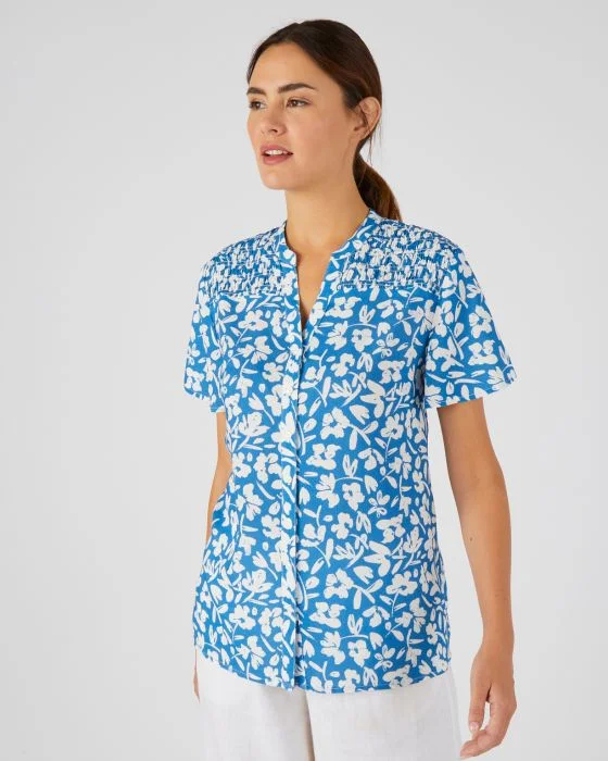 Chemisier à smocks Climatyl
