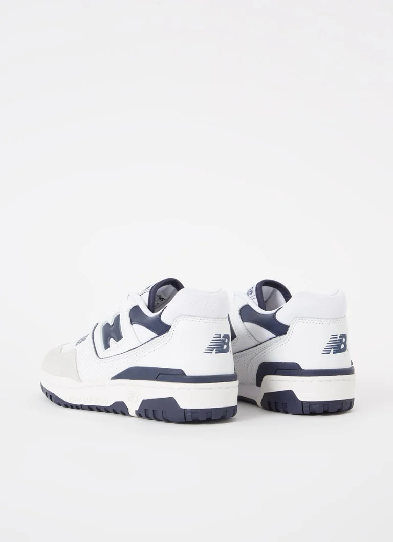Teniși New Balance 550 cu detalii din piele întoarsă