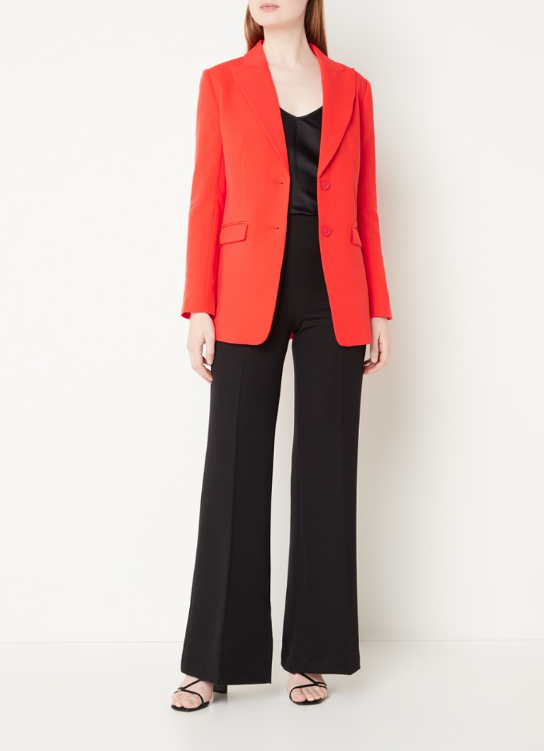 Aaiko Amilla blazer with flap pockets and tie belt