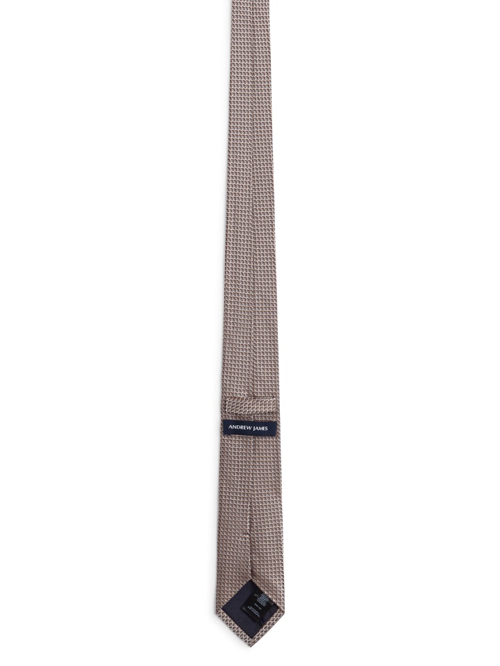 Andrew James Seiden-Krawatte in taupe - 0003 günstig kaufen onesize