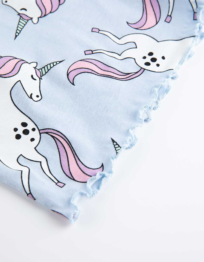 Pyjama Set aus Shirt und Shorts - Allover-Print