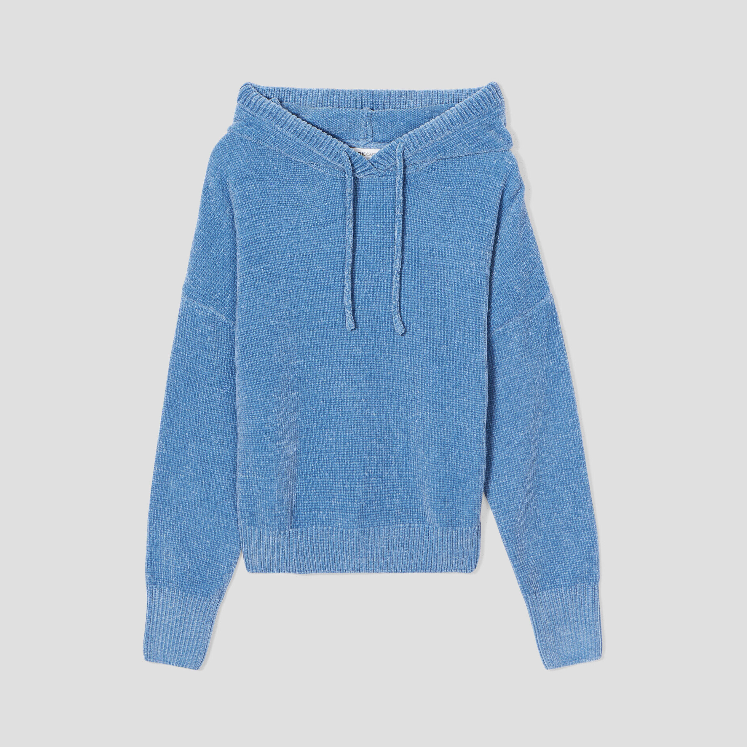 Pull à capuche bleu clair femme | Cache Cache