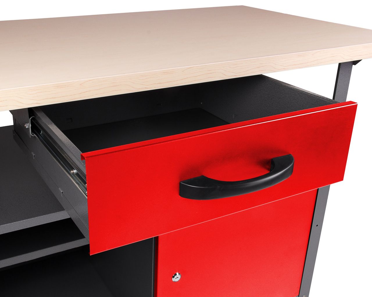Ondis24 Werkbank Klaus 120 cm rot