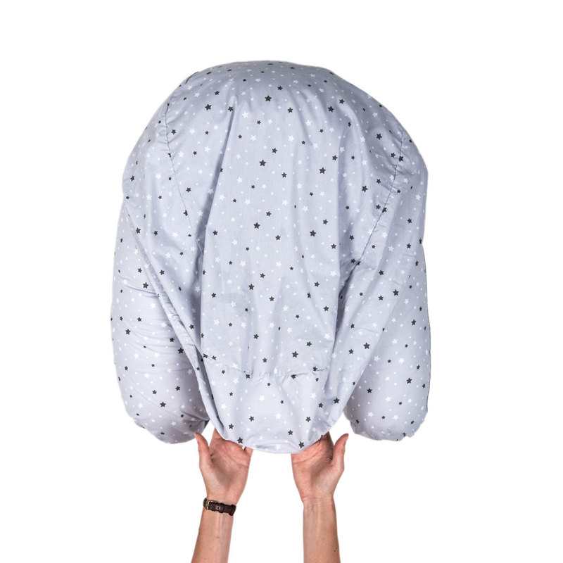 Charlotte pour coussin d'allaitement 170cm étoiles