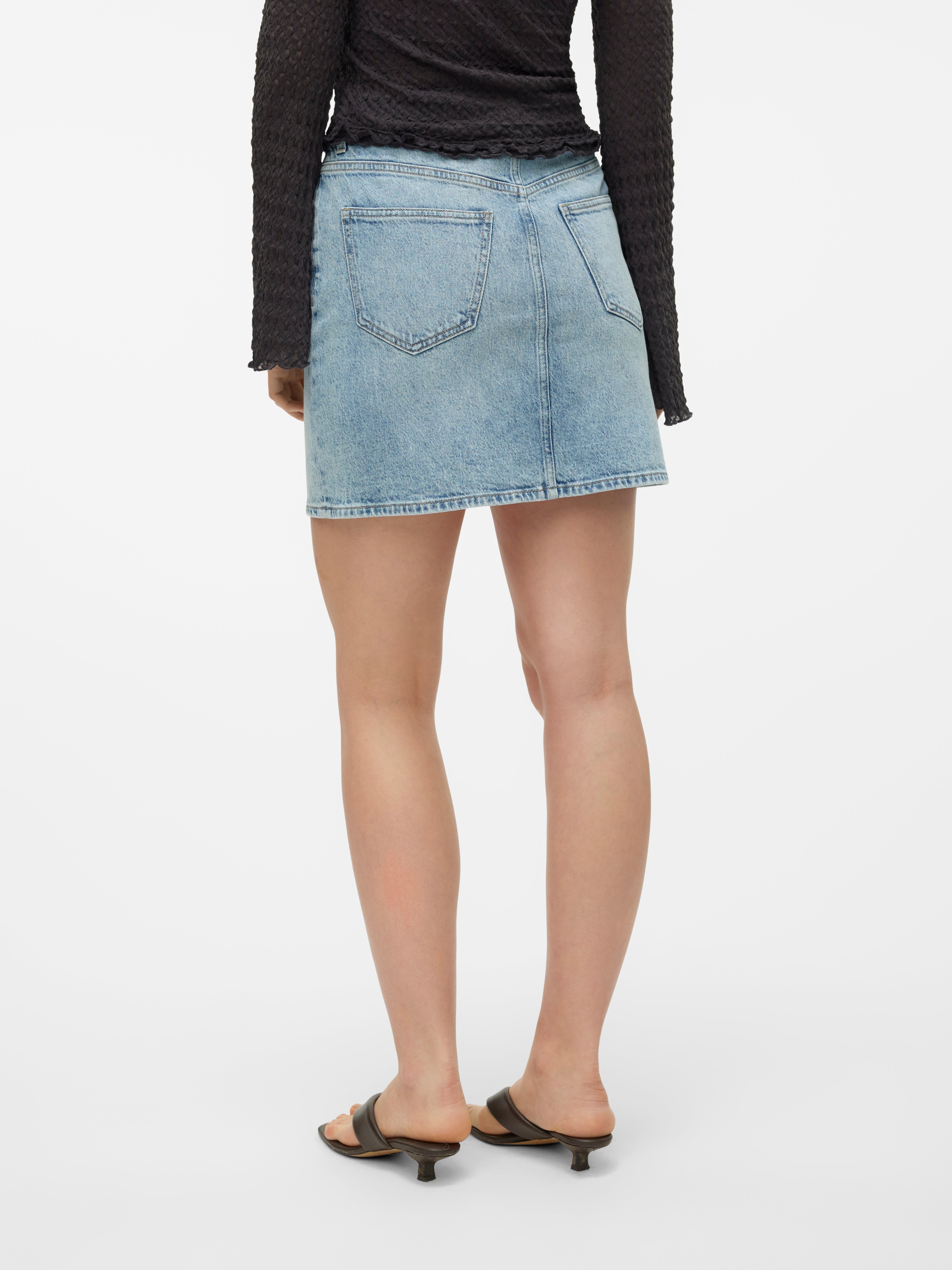 VMTESSA Hohe Taille Kurzer Rock