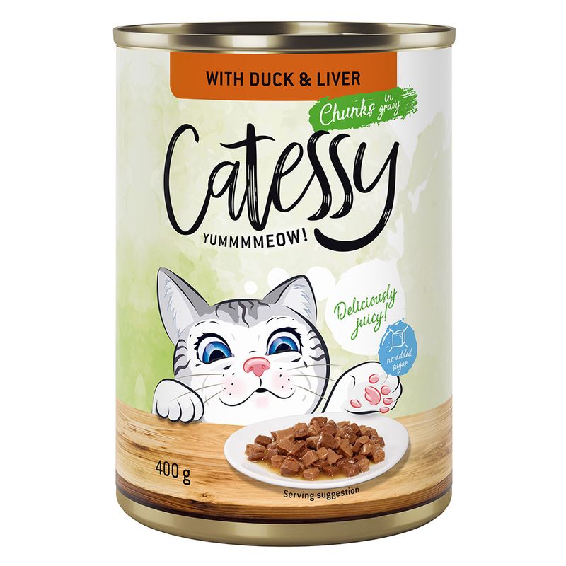 Sparpaket Catessy Häppchen in Sauce oder Gelee 24 x 400 g | bitiba