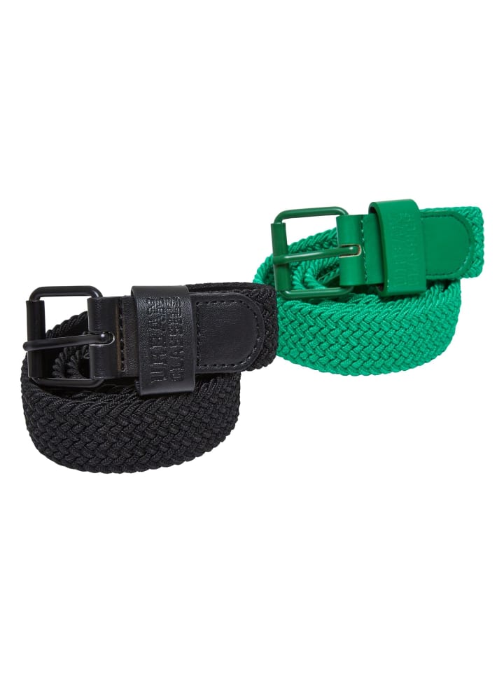 Urban Classics Urban Classics Gürtel in black/bodegagreen günstig kaufen