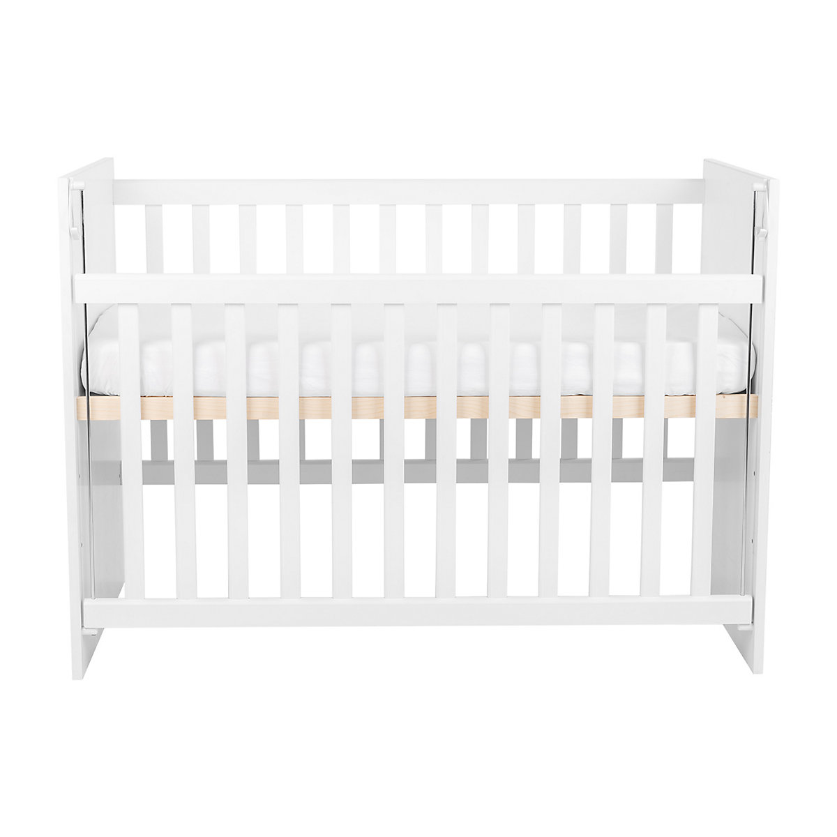 Babybett Ayla 120 x 60 cm Gitterbett 3 Ebenen Gitterbetten