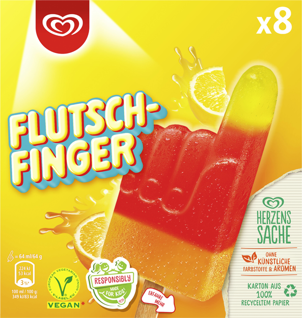 Langnese Flutschfinger vegan
