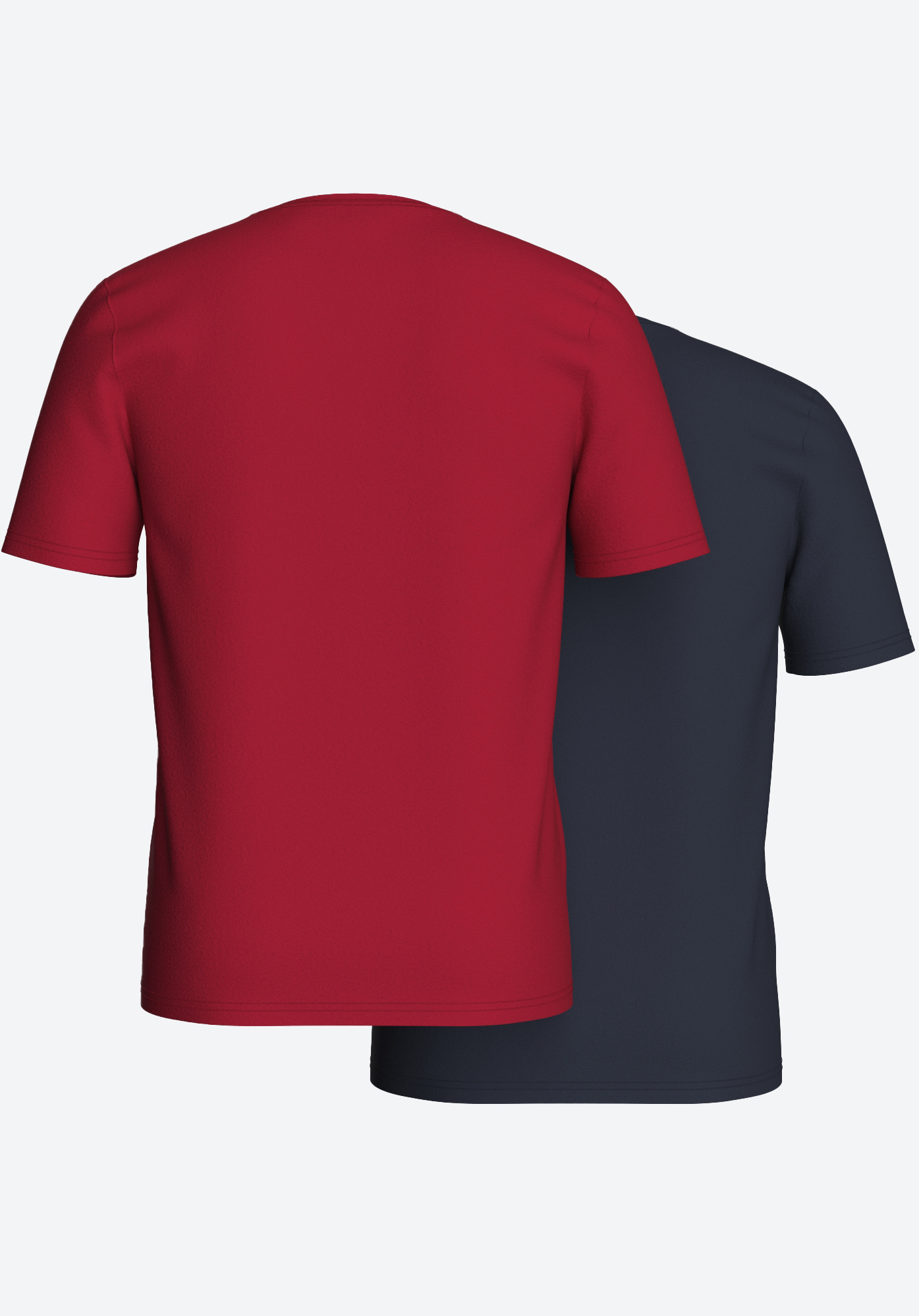 GIFT   Coffret de 2 t-shirts slim bleu et rouge Homme