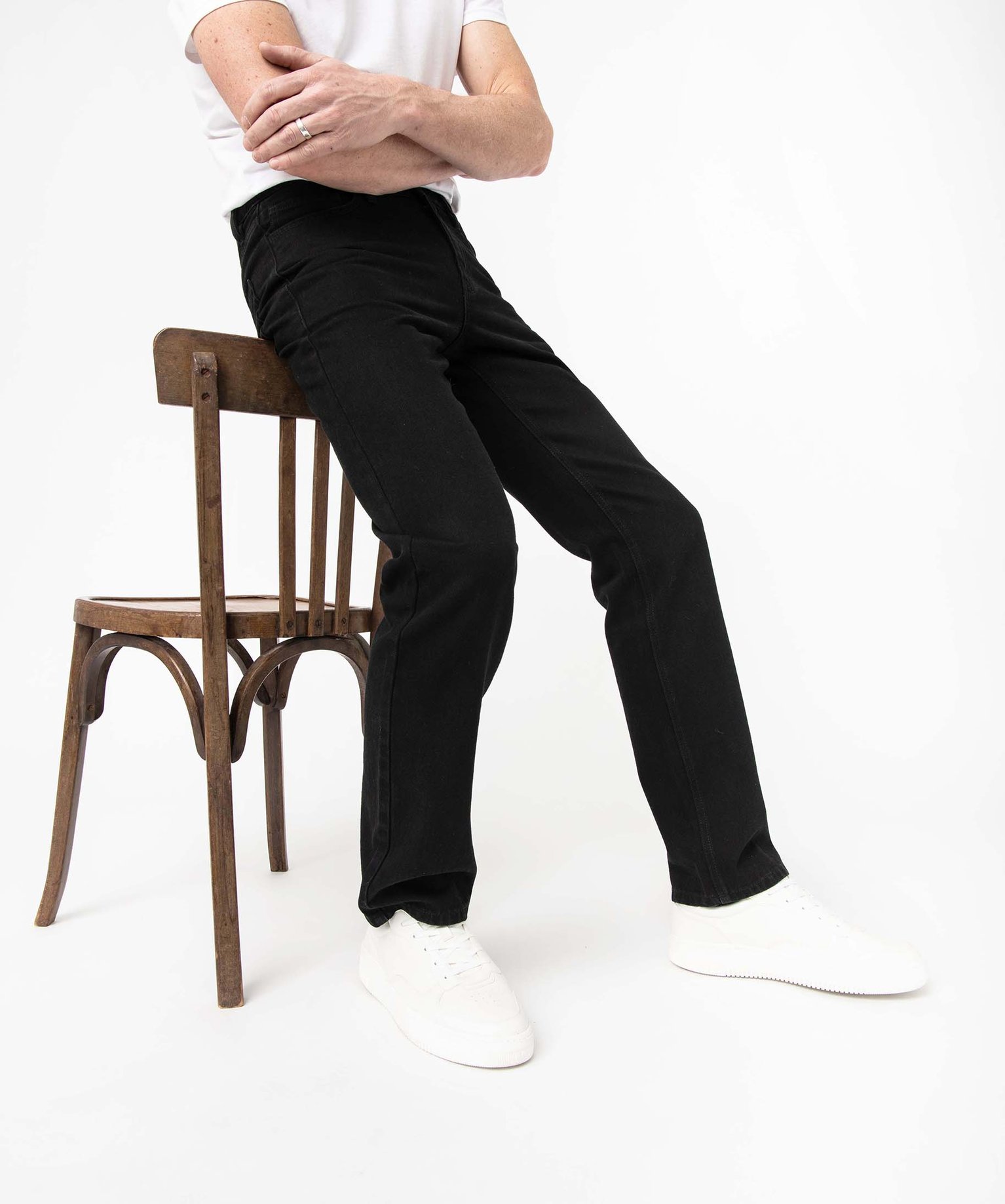 Jean homme coupe Regular légèrement délavé brut | GEMO