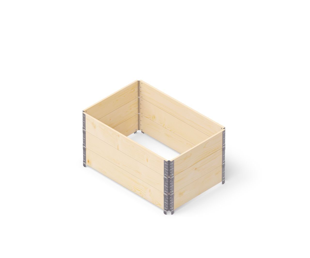Upyard Hochbeet Upyard Palettenrahmen Hochbeet 3er-Set 80 x 60 cm