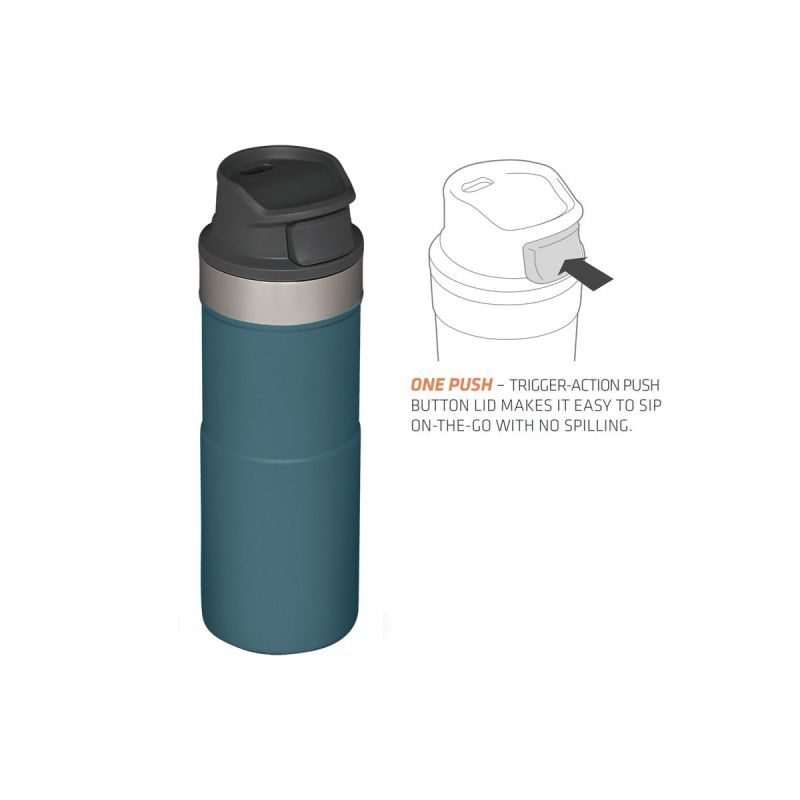 Stanley Classic Trigger-Action Travel MUG 12oz \/350ml Saffron
