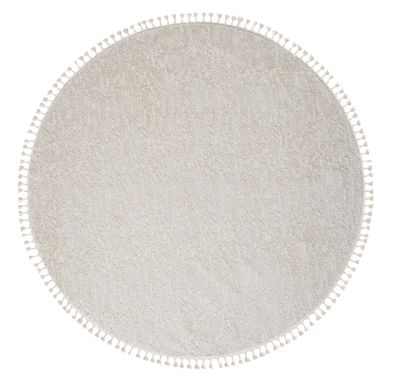 MyFlair Teppich Moroccan Retreat, 240 cm x 240 cm, Farbe weiß, rechteckig, Florhöhe 19mm