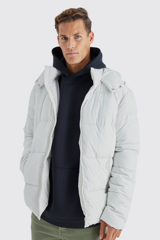 Tall matte Steppjacke