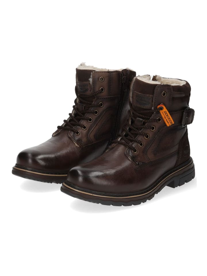 DOCKERS Stiefelette in Braun günstig kaufen