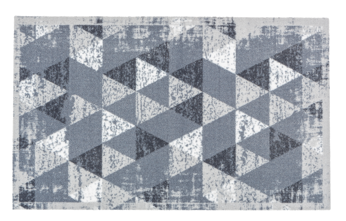Türmatte Miabella Dreicke hellgrau 50x70