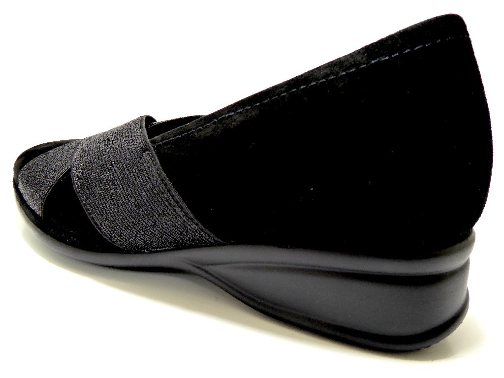 SEMLER Komfort Slipper schwarz