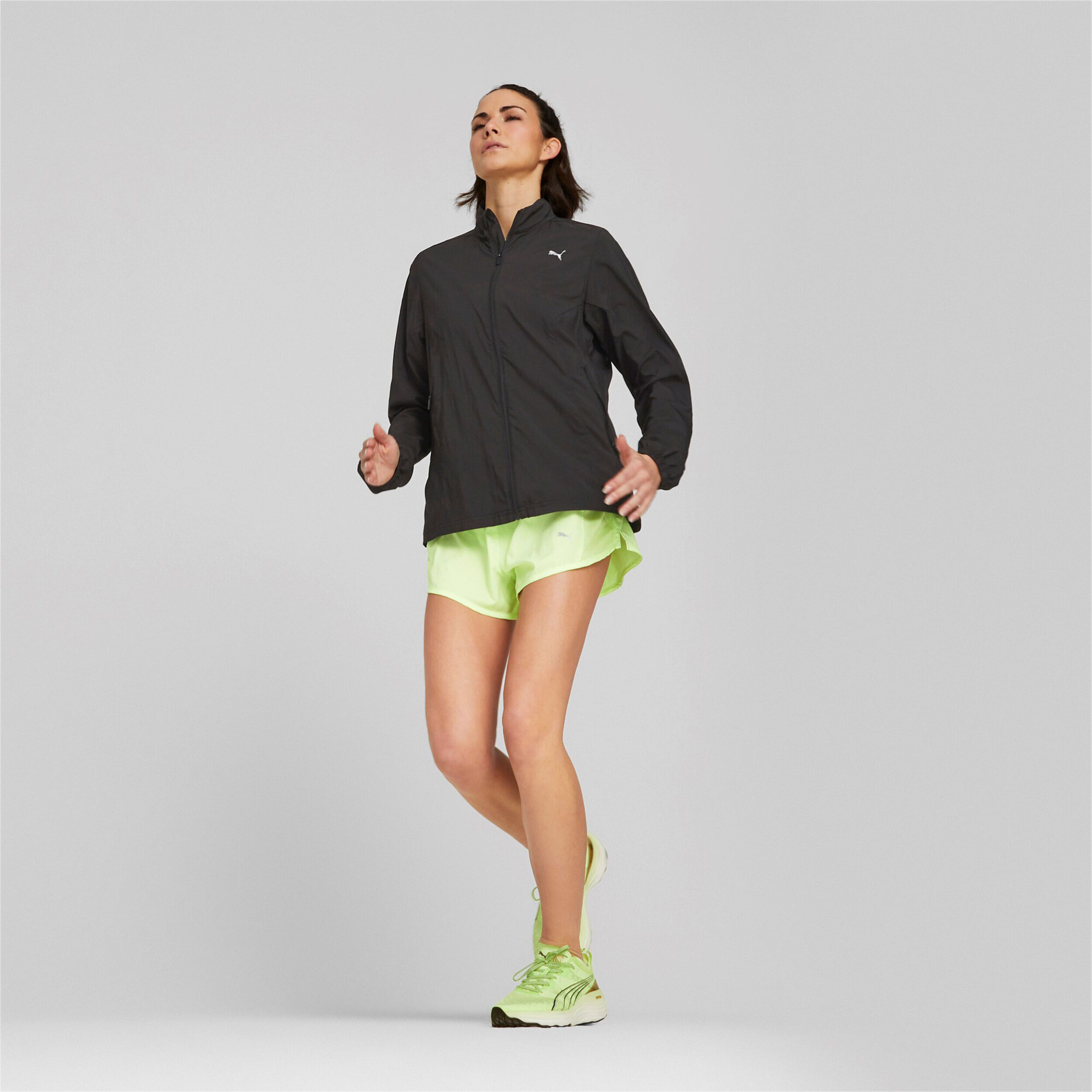 Run Favorite Woven Laufjacke Damen - Schwarz