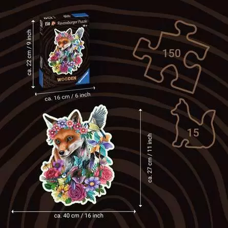 Puzzle 150 Teile - Bunter Fuchs
