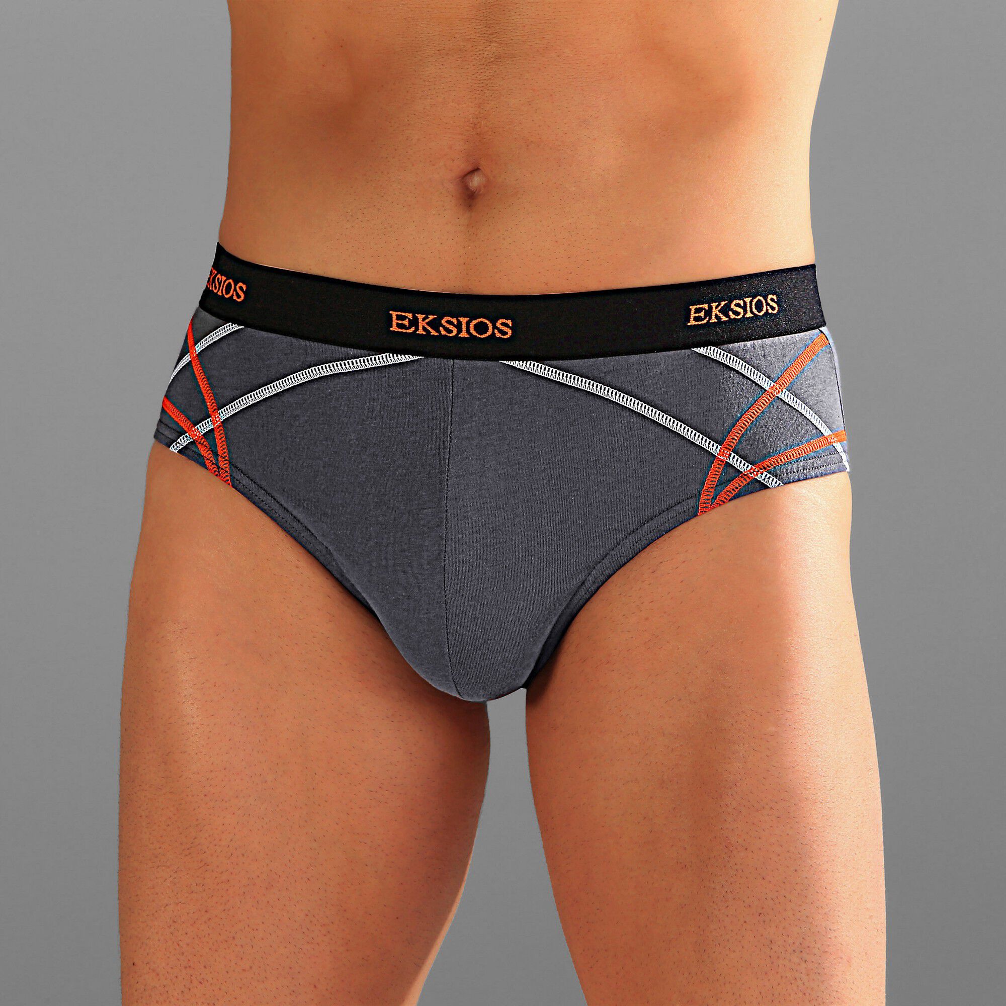 Slip fermé élastiqué surpiqué taille confort