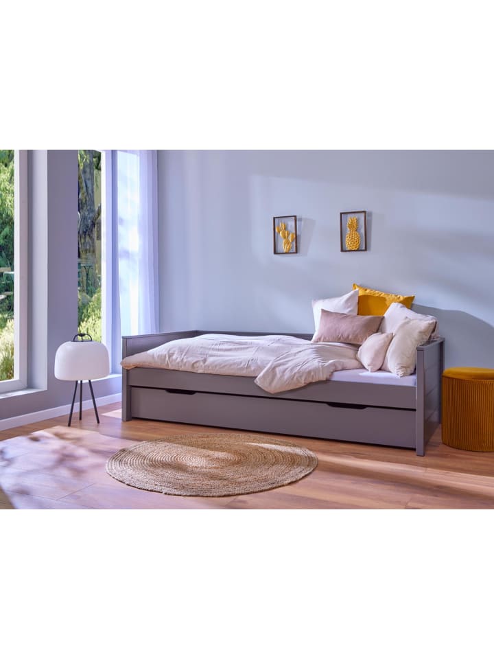 ebuy24 Bett Dream Grau 209 x 99 cm günstig kaufen onesize