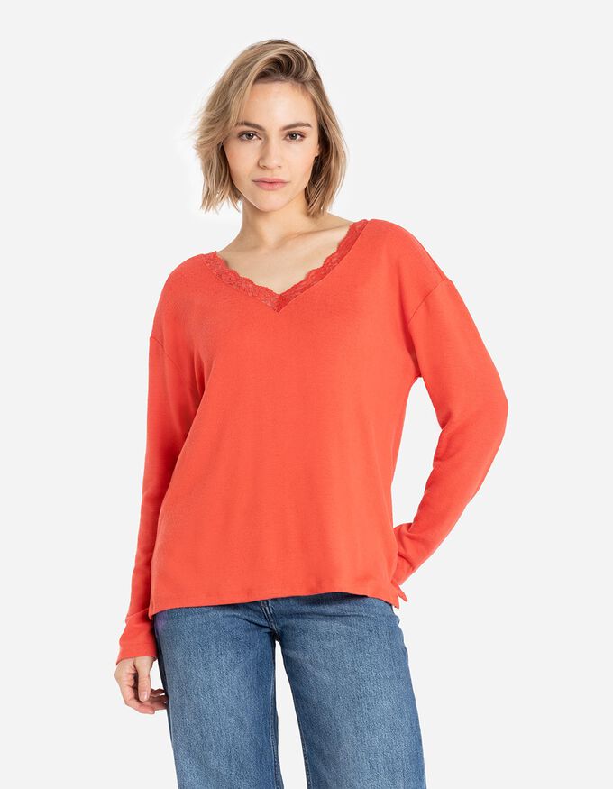 Langarmshirt - LENZING™ ECOVERO™