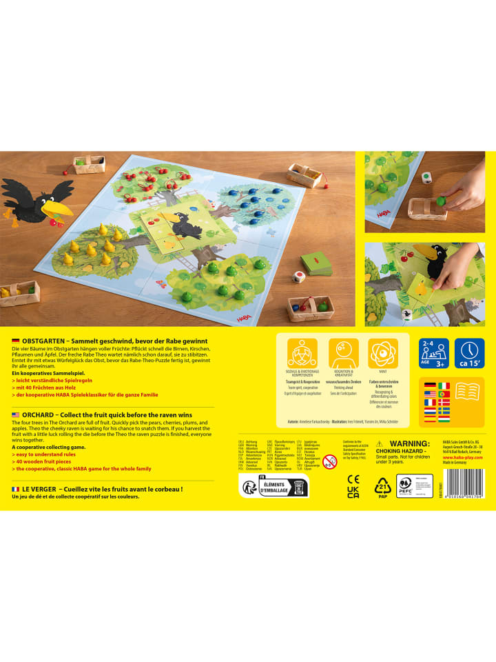 Haba Spiel Obstgarten in mehrfarbig günstig kaufen onesize