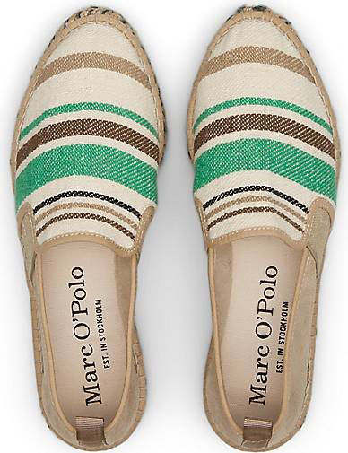 Marc O'Polo Plateau-Espadrilles aus robustem Canvas