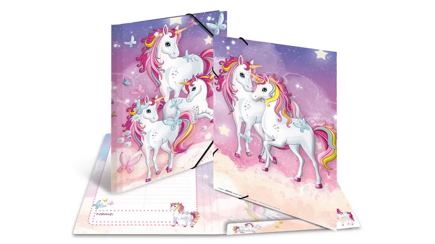 HERMA Sammelmappe A3 Karton Einhorn