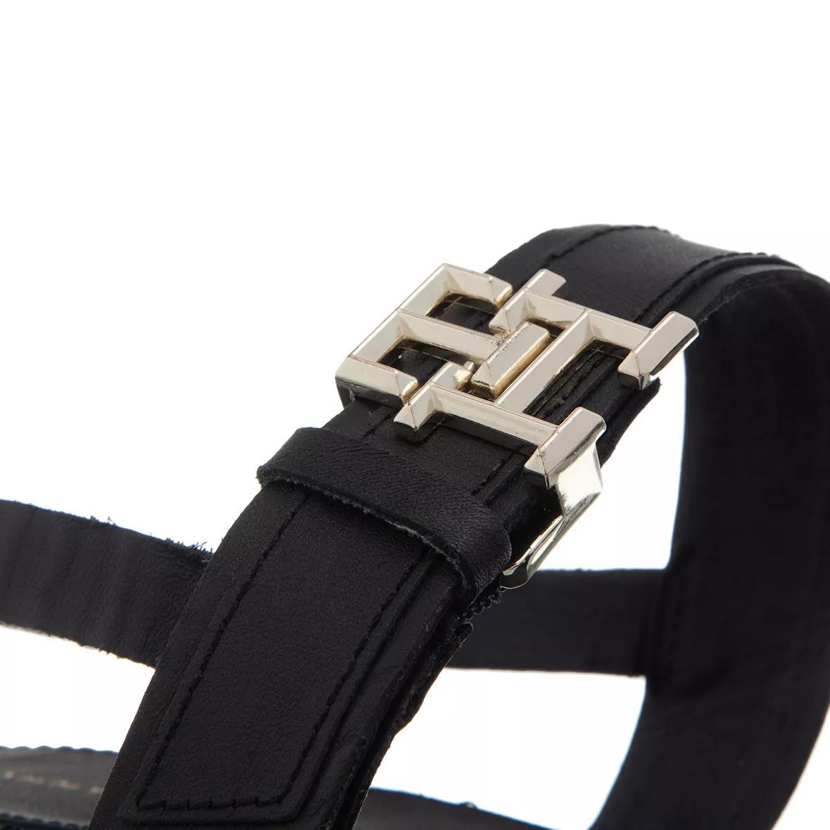 TOMMY HILFIGER Riemchen Sandalen schwarz Sandale