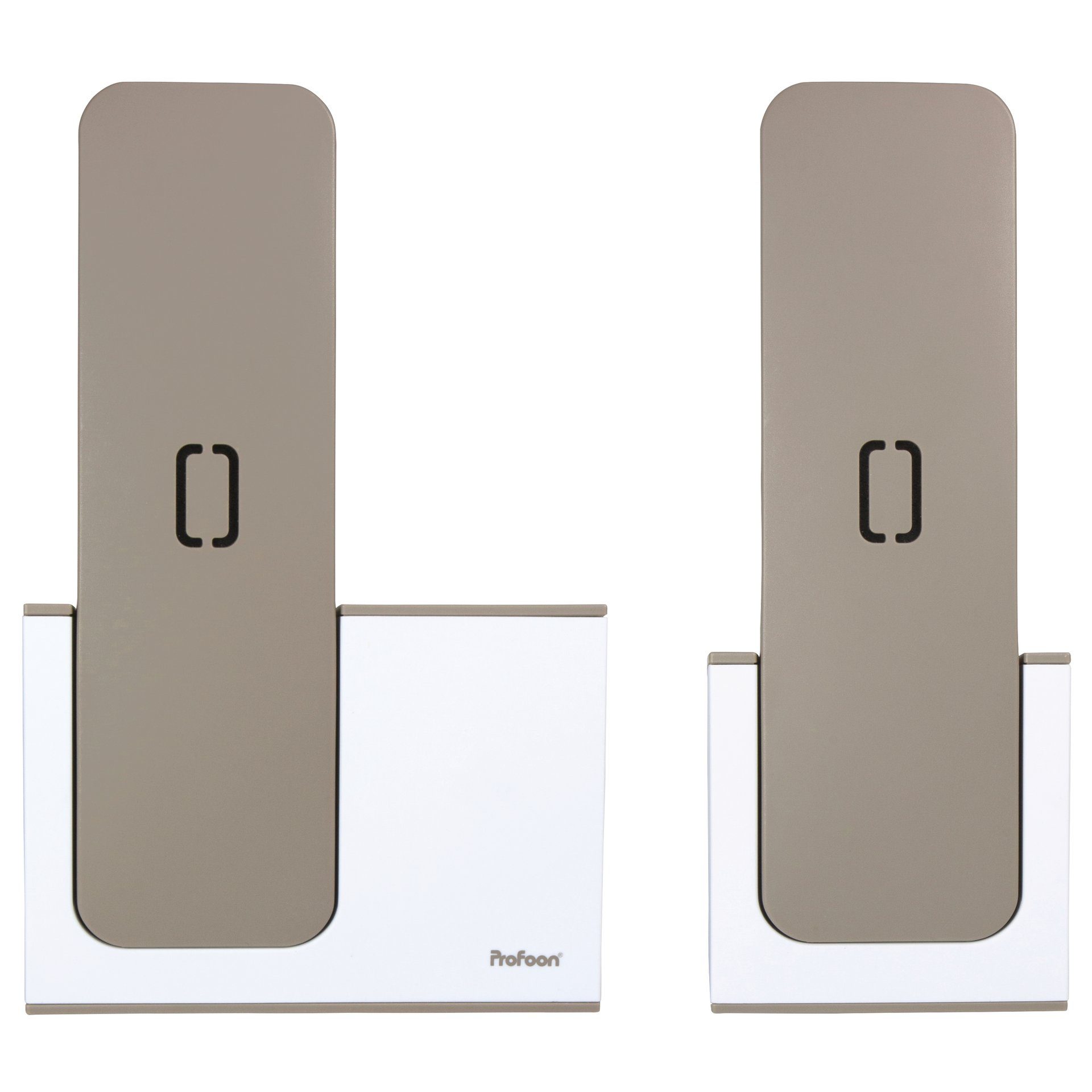 Profoon PDX-8420TE DECT-Telefon mit 2 Mobilteilen Schnurloses DECT-Telefon