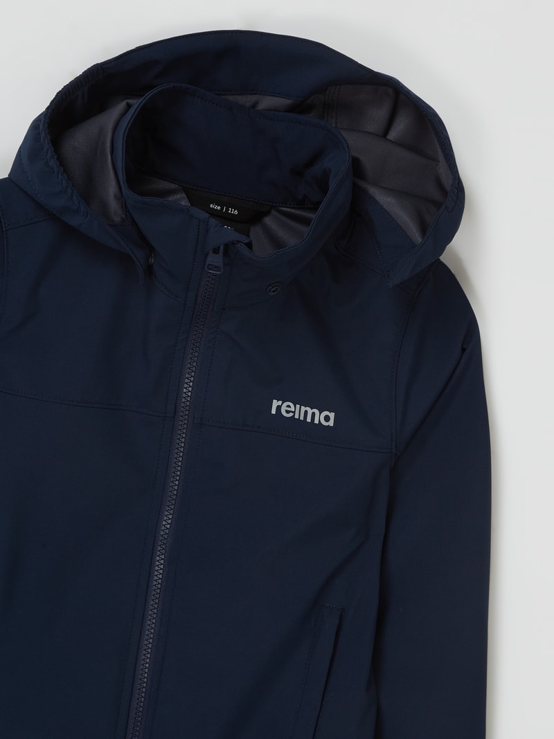 Windbreaker mit abnehmbarer Kapuze Modell 'Kuopio' in marineblau