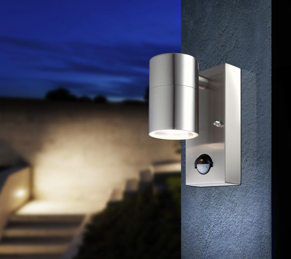 Globo Lighting - STYLE - Außenleuchte Edelstahl, 1x GU10 LED