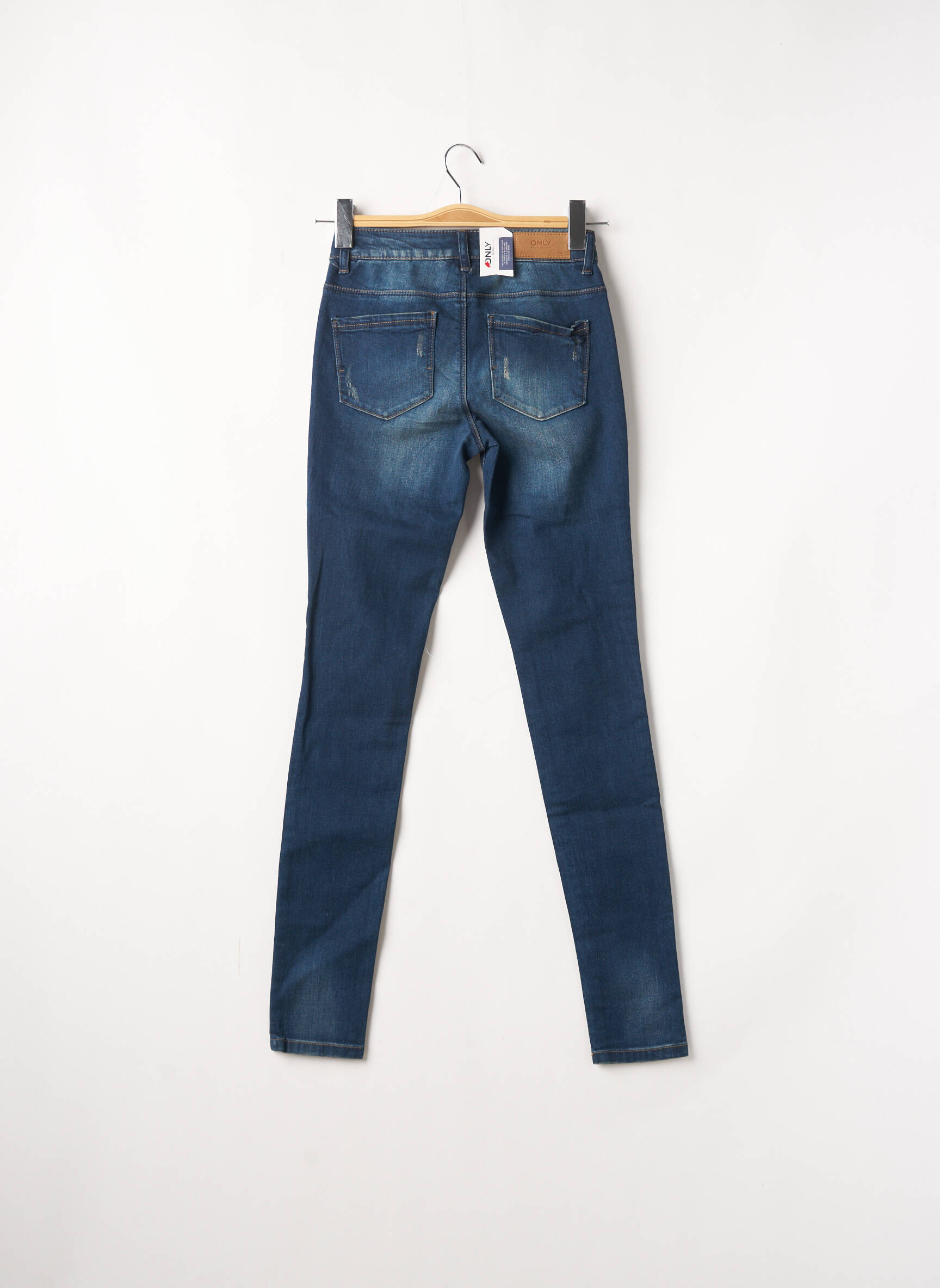 Only Jeans Coupe Slim Femme couleur bleu