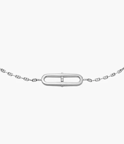 Fossil Damenarmband Sterling Heritage Sterlingsilber