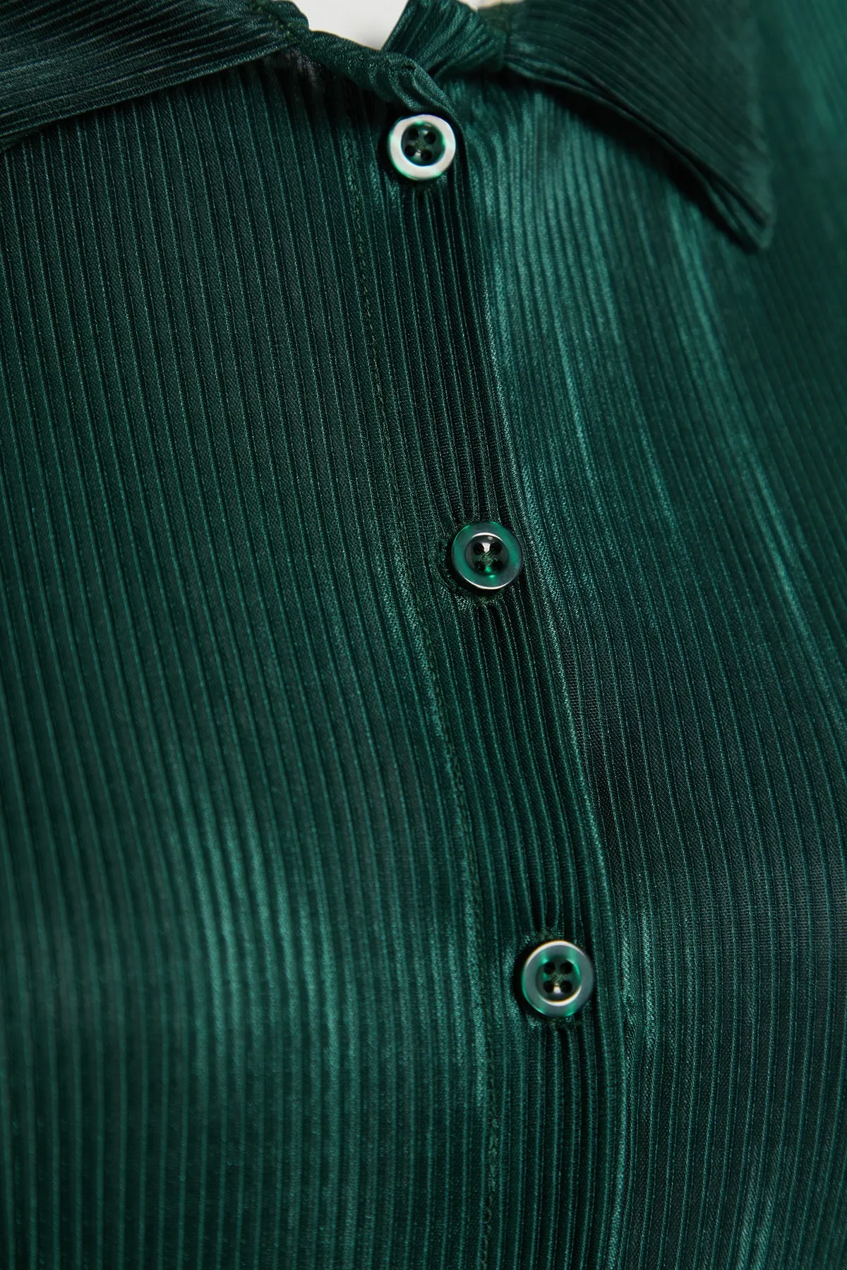 Trendyol Collection  Hemd - Grün - Relaxed Fit