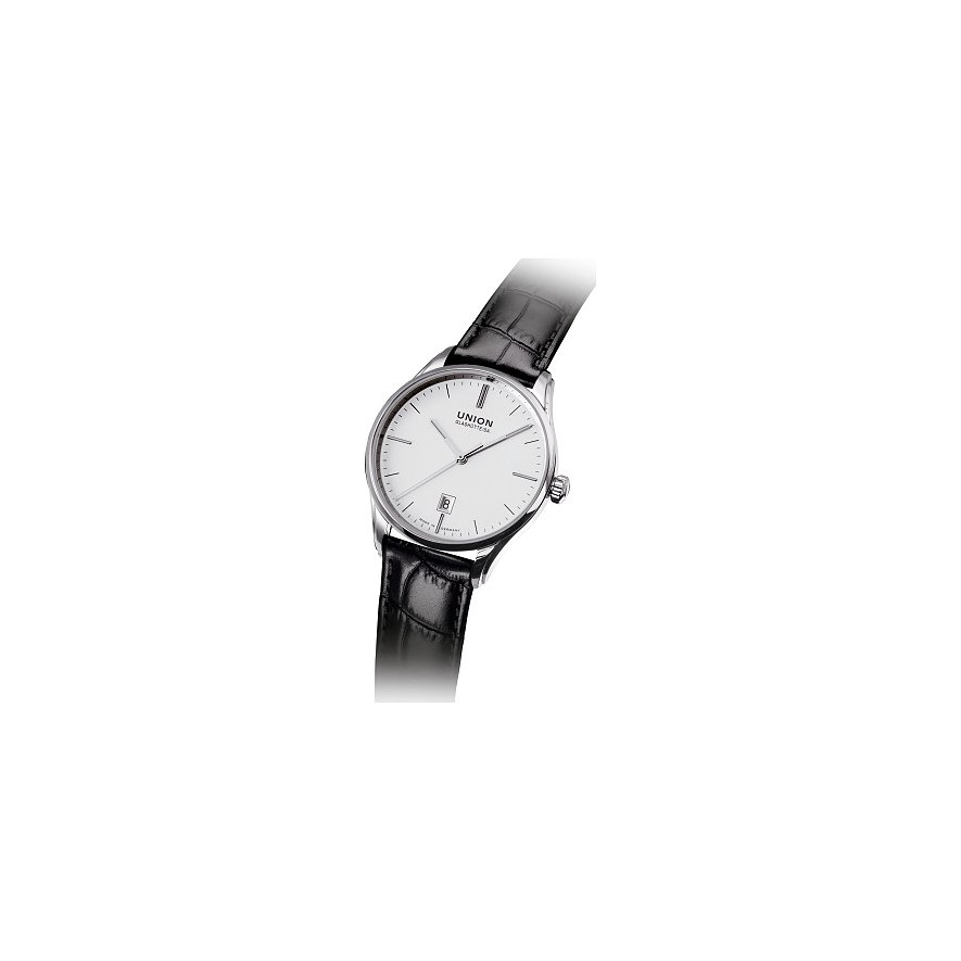 Union Glashütte Herrenuhr Viro Datum 41 mm