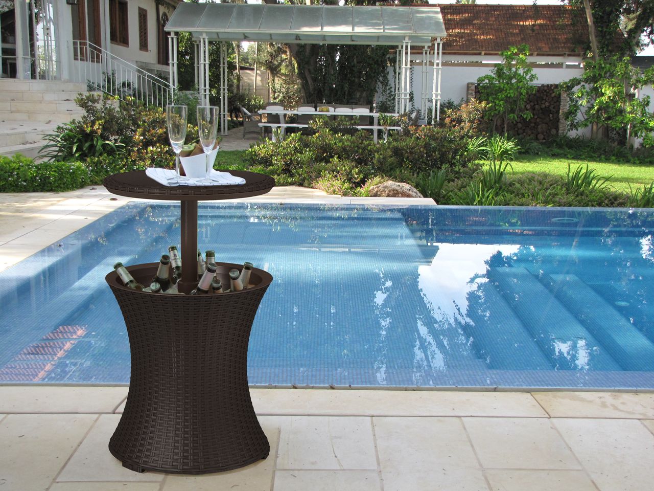 Keter Pacific Cool Bar 30 Liter Poolbar Gartentisch Tischbar
